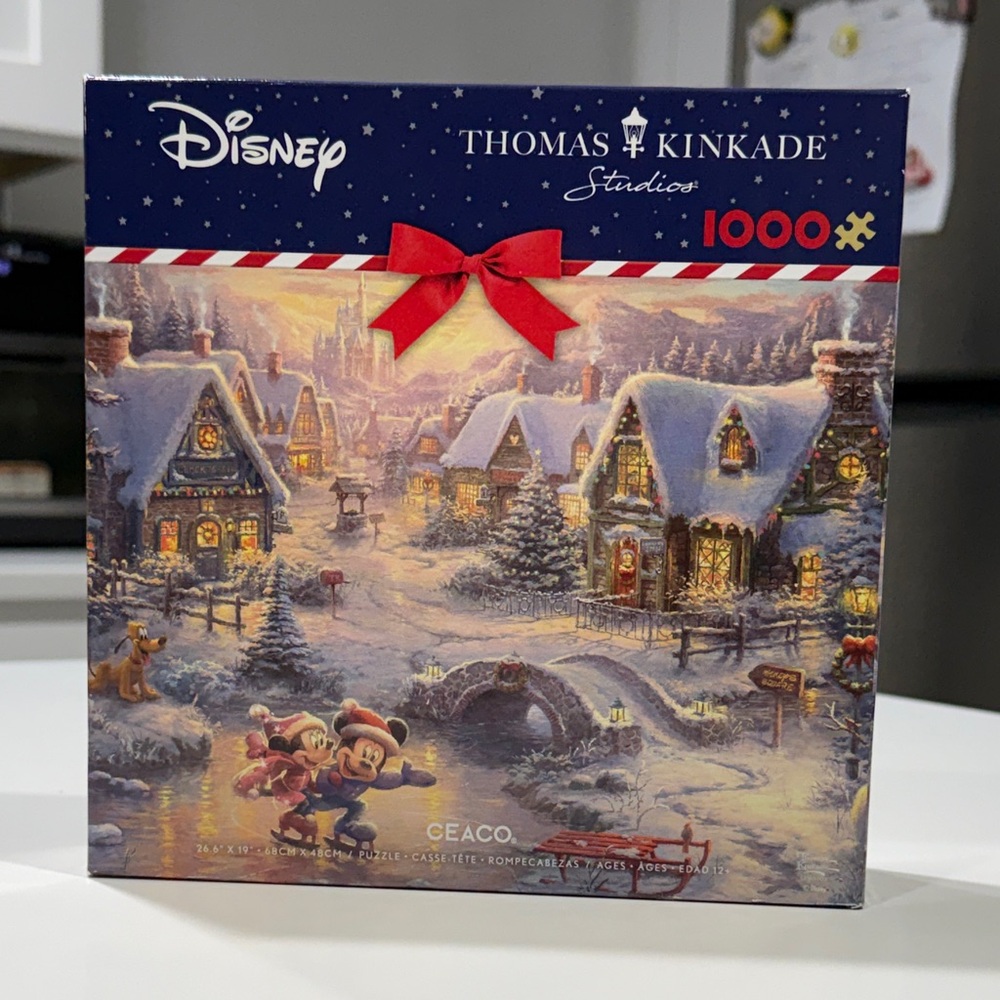 Disney Thomas Kinkade Christmas Puzzle (1,000 piece) NEW